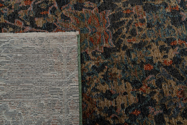 Dynamic Rugs Atlanta 11761 Power Loomed Traditional Navy/Multi Rug