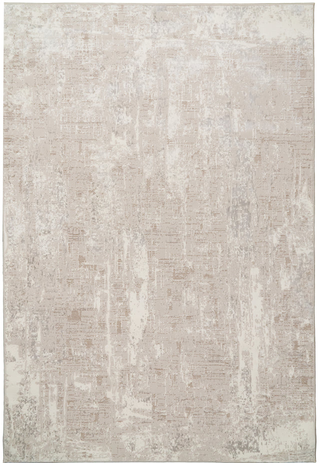 Dynamic Rugs Atlas 2570 Power Loomed Modern Beige/Ivory Rug