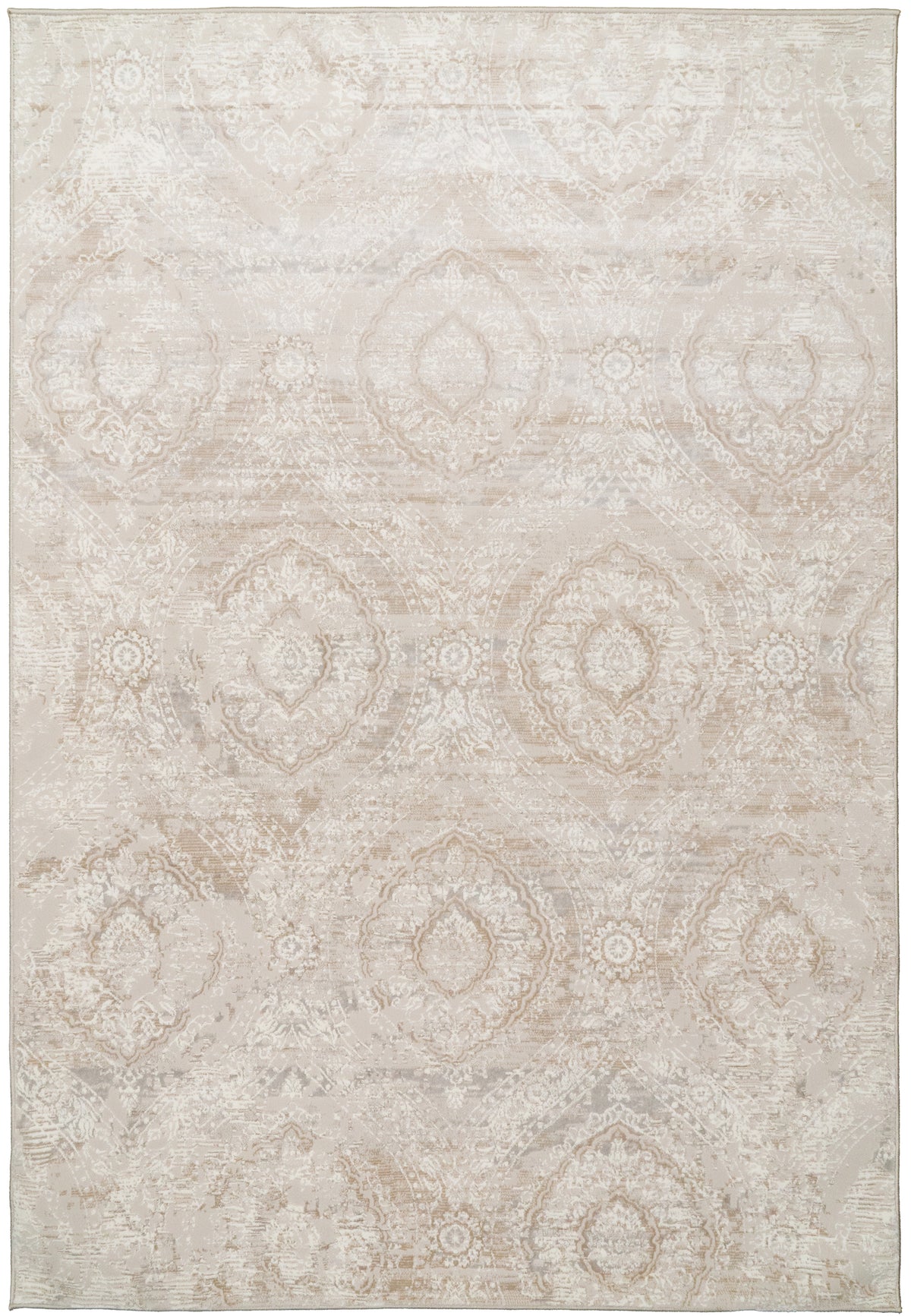 Dynamic Rugs Atlas 2573 Power Loomed Transitional Beige Rug