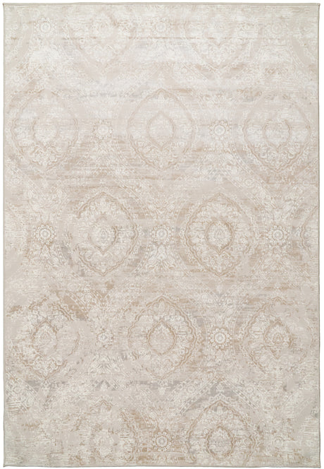 Dynamic Rugs Atlas 2573 Power Loomed Transitional Beige Rug