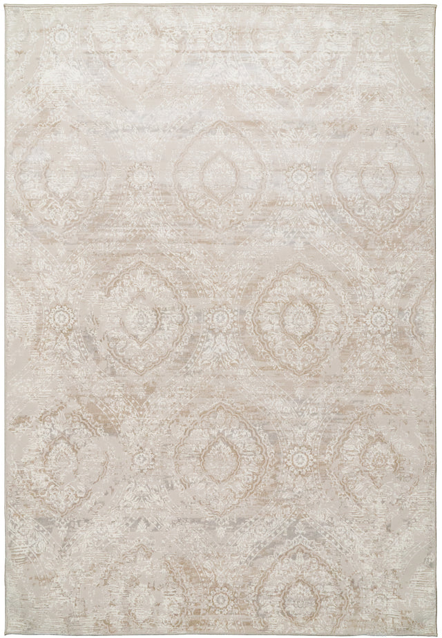 Dynamic Rugs Atlas 2573 Power Loomed Transitional Beige Rug