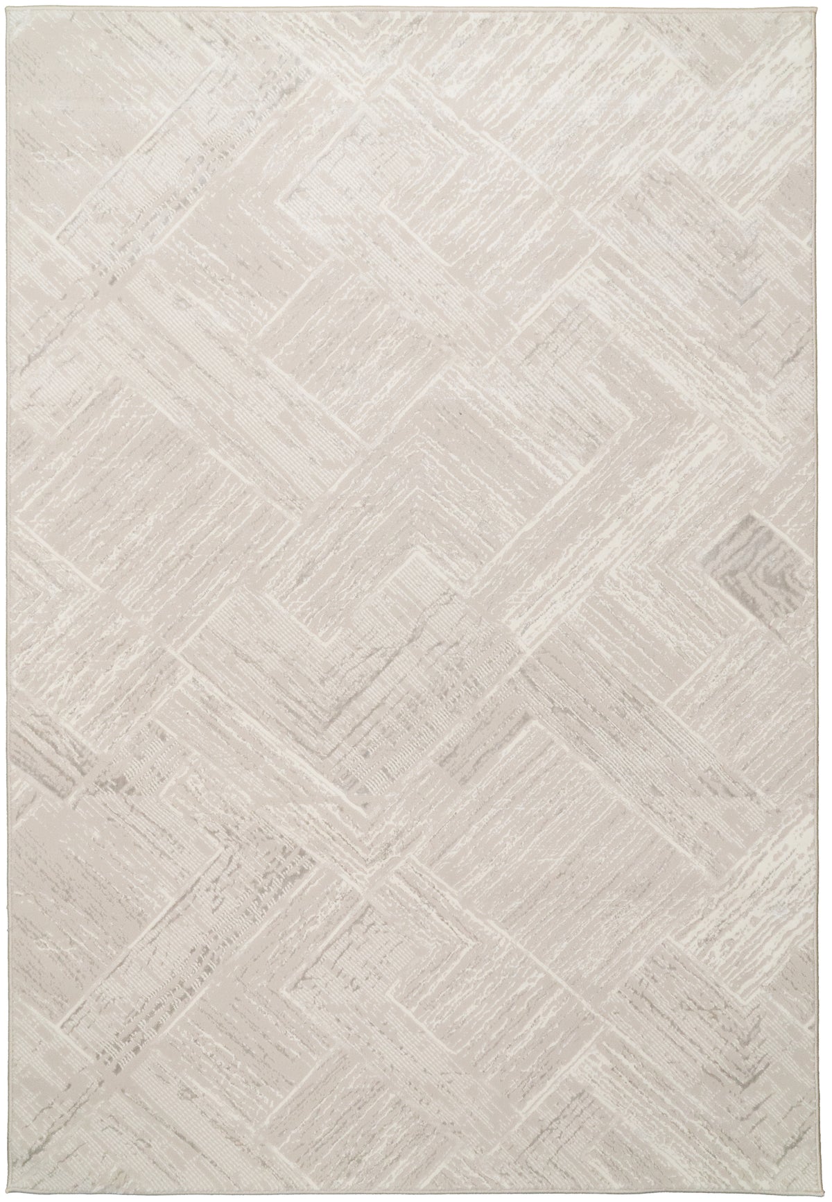 Dynamic Rugs Atlas 2575 Power Loomed Modern Grey/Ivory Rug