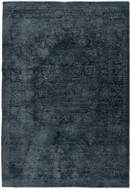 Dynamic Rugs Atmos 11980 Power Loomed Traditional Navy Rug