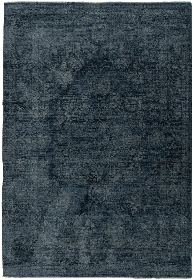 Dynamic Rugs Atmos 11980 Power Loomed Traditional Navy Rug
