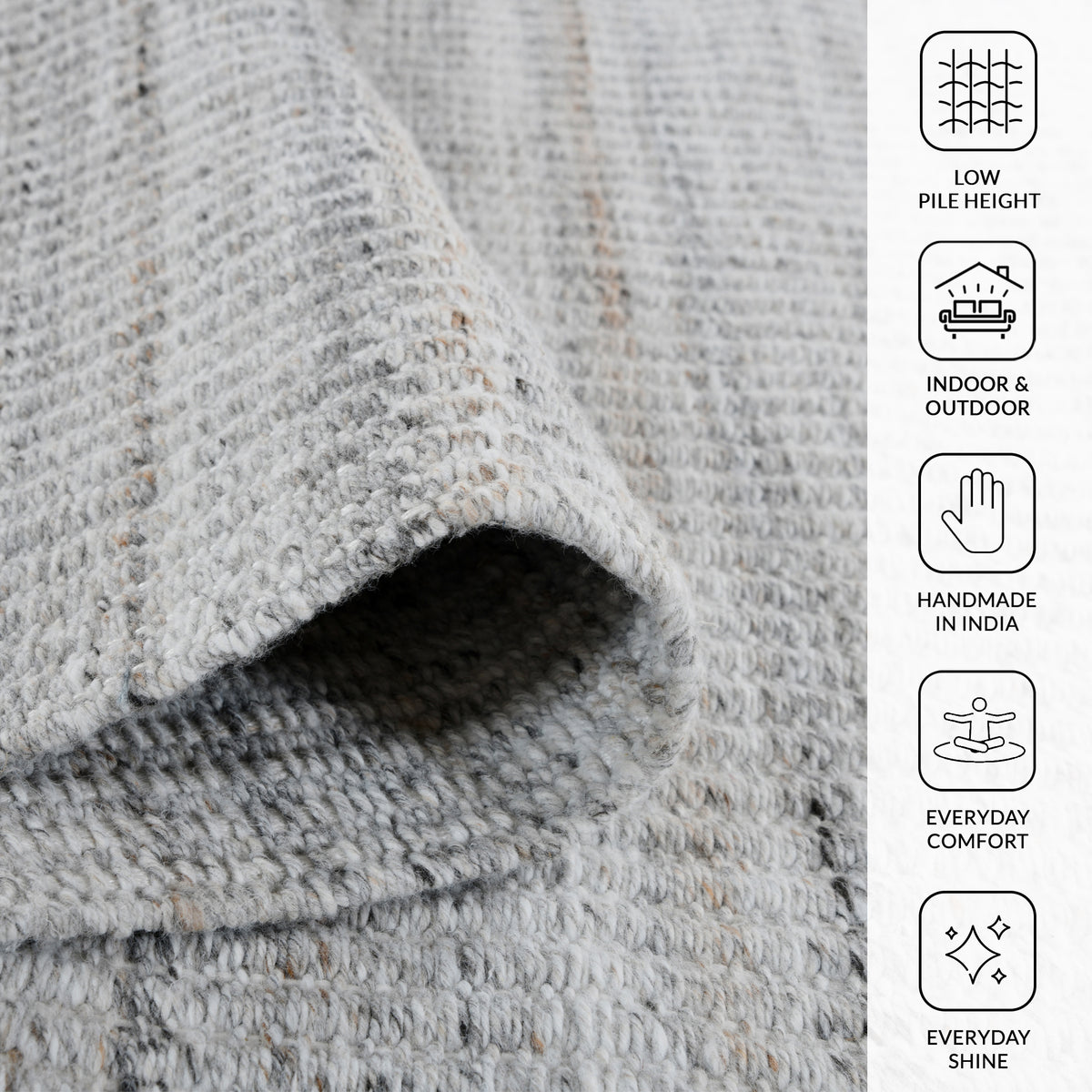 Amer Atlantic ATN-2 Dove area rug - infographic view