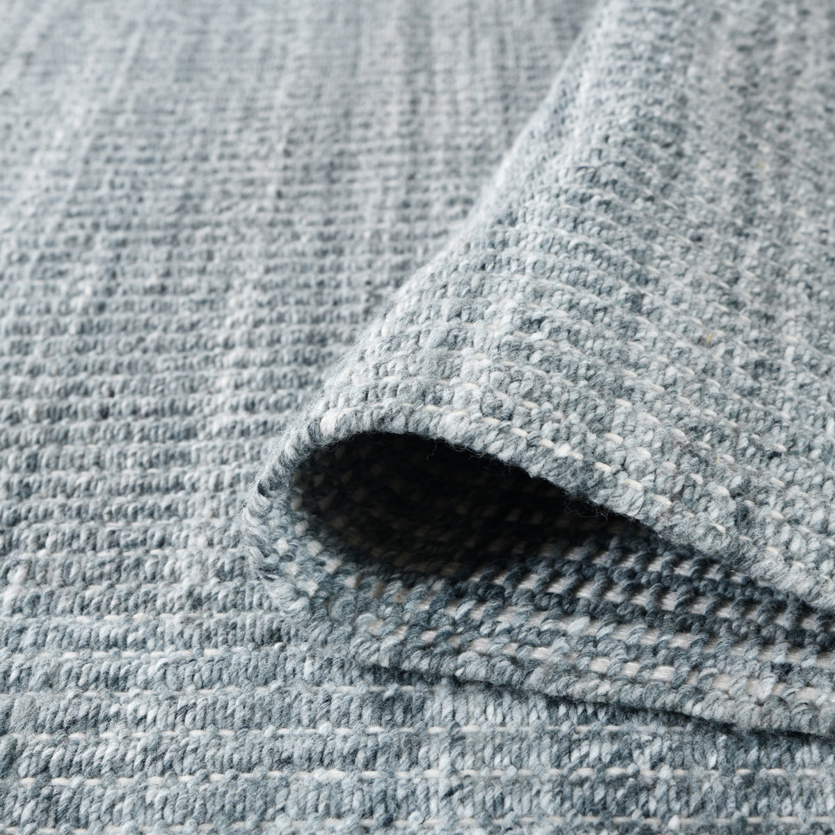 Amer Atlantic ATN-3 Metallic Gray / Light Grey area rug - rolled view
