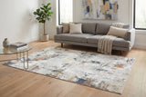 Dynamic Rugs Authentic 18781 Power Loomed Modern Ivory/Multi Rug