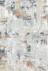 Dynamic Rugs Authentic 18781 Power Loomed Modern Ivory/Multi Rug
