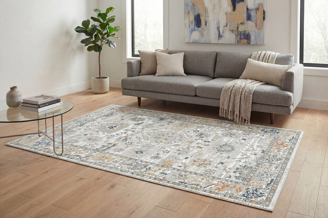 Dynamic Rugs Authentic 18783 Power Loomed Traditional Ivory/Multi Rug