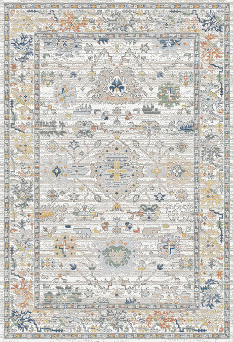 Dynamic Rugs Authentic 18783 Power Loomed Traditional Ivory/Multi Rug