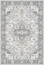 Dynamic Rugs Authentic 18787 Power Loomed Traditional Ivory/Grey/Beige Rug
