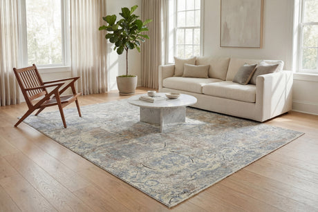 Dynamic Rugs Autumn 10924 Power Loomed Modern Grey/Cream/Multi Rug