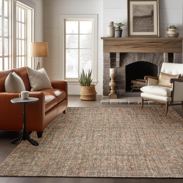 Dalyn Abruzzo AZ1 Hand Loomed Casual Brown Rug