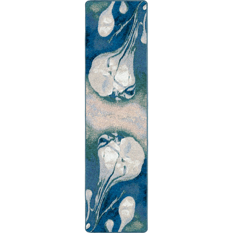 American Dakota Abstract Jellyfish Ocean Blue Rug