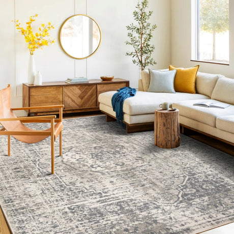 Amer Alpine ALP-4 Medium Gray area rug - lifestyle view