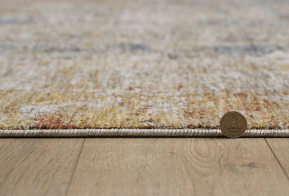 KAS Avani 8409 Barcelona Blue/Spice Area Rug