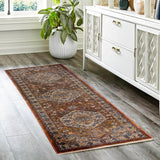 Dalyn Bergama BE1 Machine Made Traditional Red Rug
