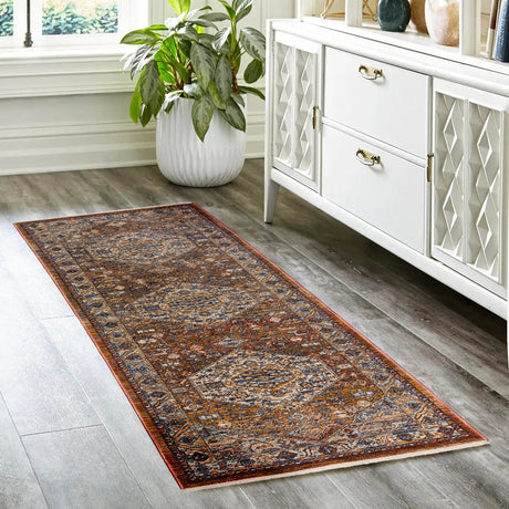 Dalyn Bergama BE1 Machine Made Traditional Red Rug
