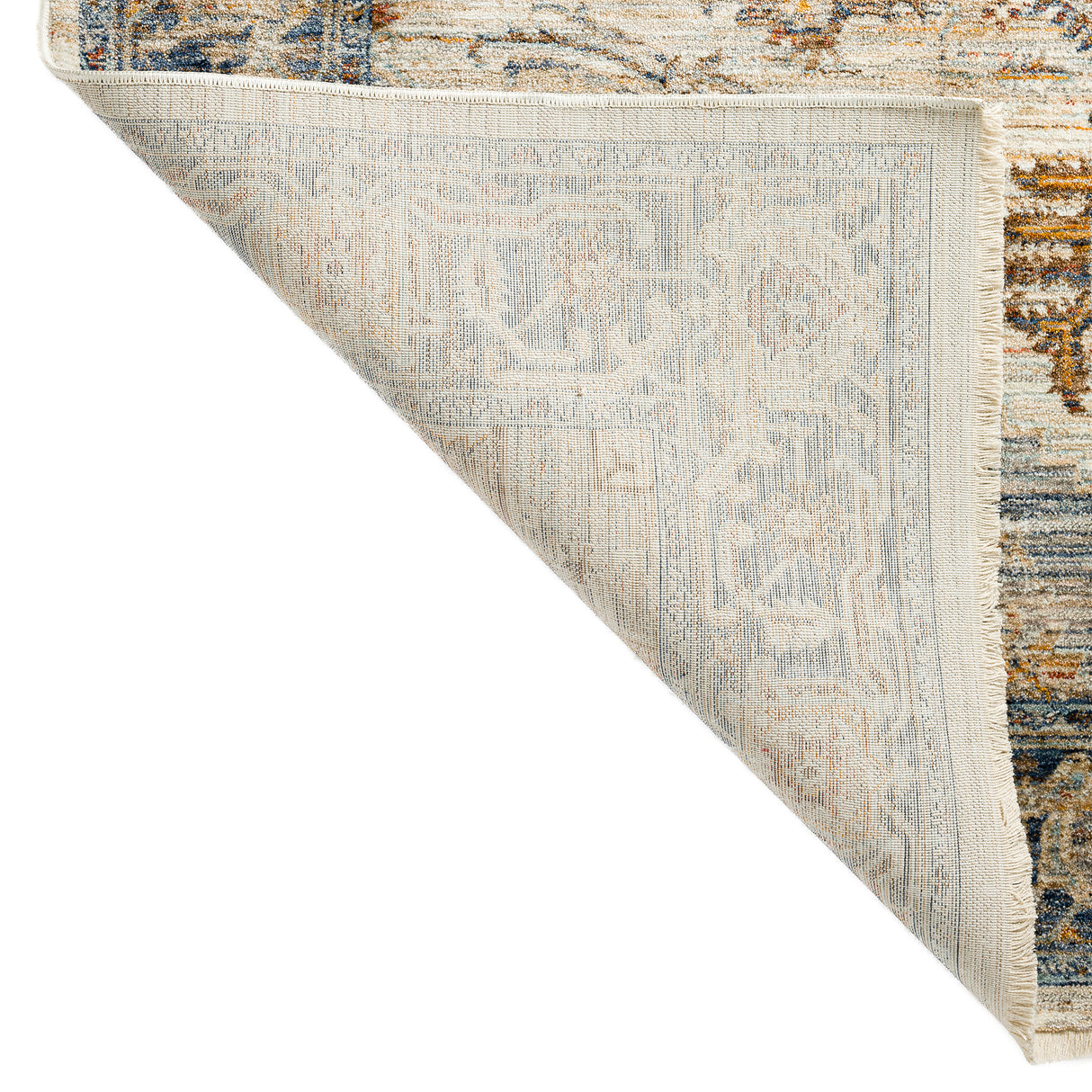 Dalyn Bergama BE2 Machine Made Traditional Blue Rug
