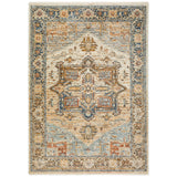 Dalyn Bergama BE2 Machine Made Traditional Blue Rug