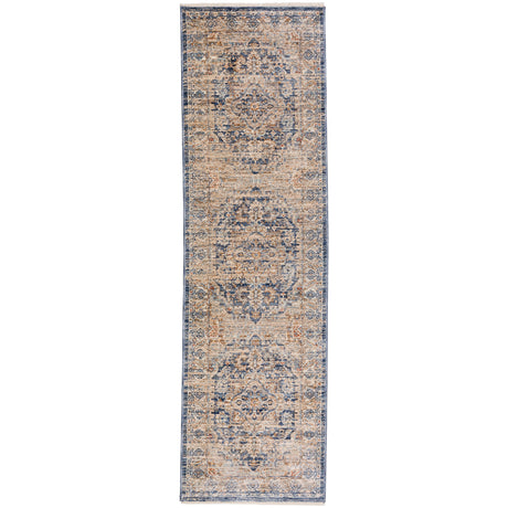 Dalyn Bergama BE3 Machine Made Traditional Blue Rug