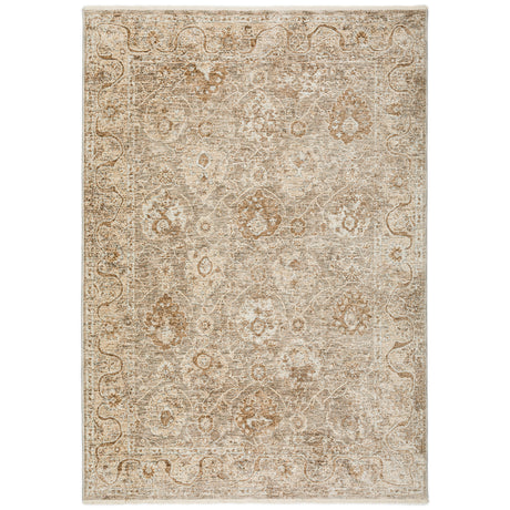 Dalyn Bergama BE6 Machine Made Traditional Brown Rug
