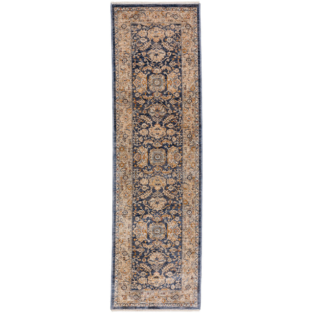 Dalyn Bergama BE8 Machine Made Traditional Blue Rug