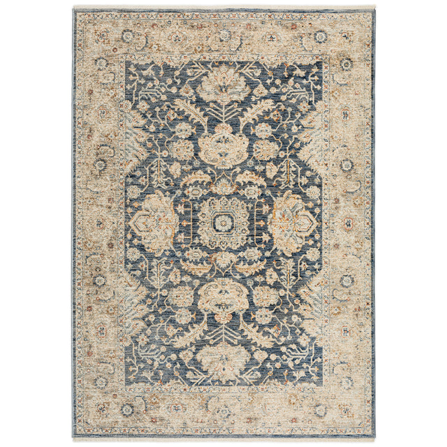 Dalyn Bergama BE8 Machine Made Traditional Blue Rug