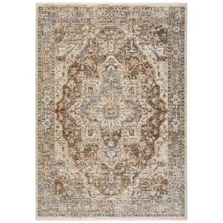 Dalyn Bergama BE9 Machine Made Traditional Brown Rug