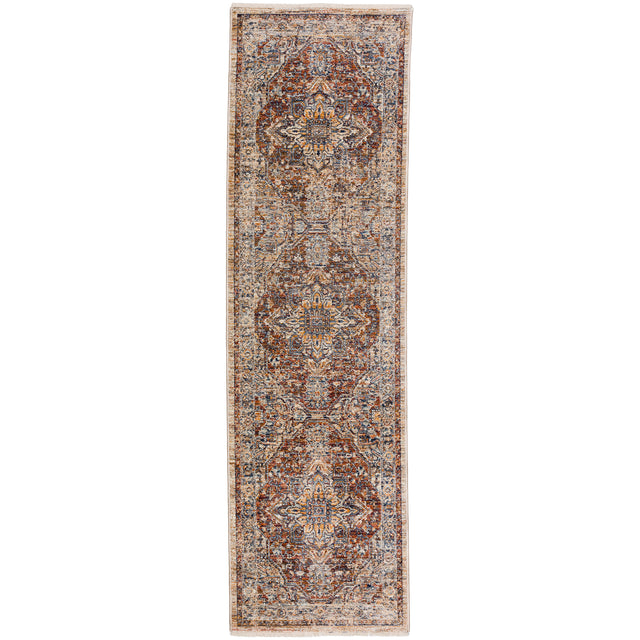 Dalyn Bergama BE9 Machine Made Traditional Red Rug