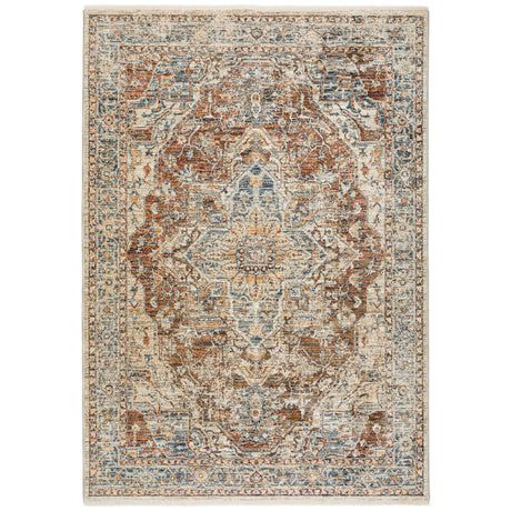 Dalyn Bergama BE9 Machine Made Traditional Red Rug