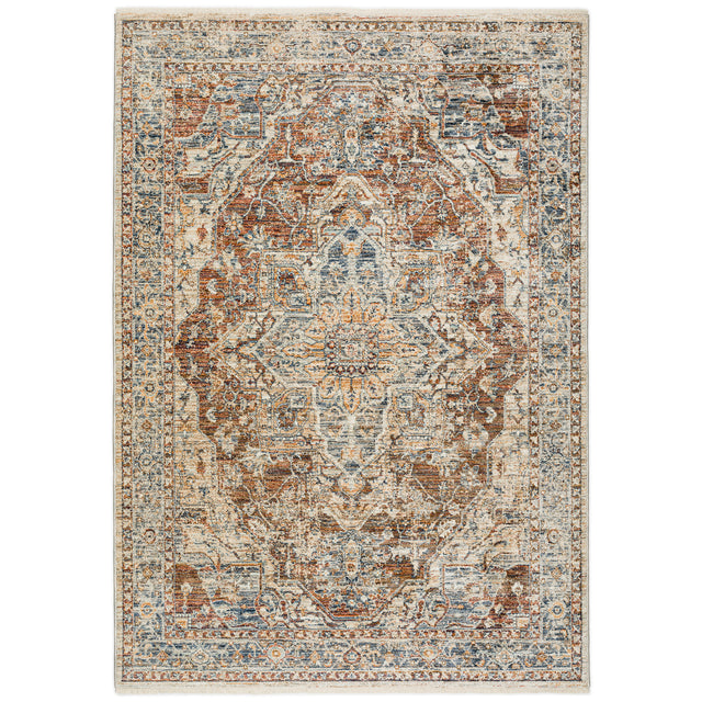 Dalyn Bergama BE9 Machine Made Traditional Red Rug