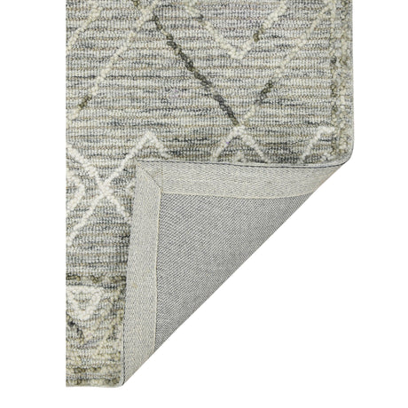 Amer Berlin BER-2 Gray area rug - back view