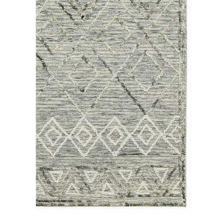 Amer Berlin BER-2 Gray area rug - corner view