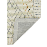 Amer Berlin BER-3 Ivory area rug - back view