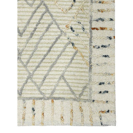 Amer Berlin BER-3 Ivory area rug - corner view