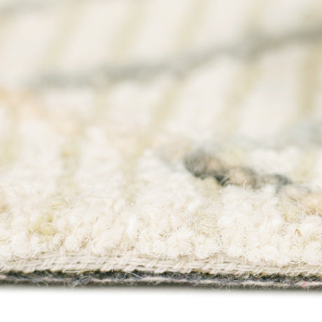 Amer Berlin BER-3 Ivory area rug - profile view