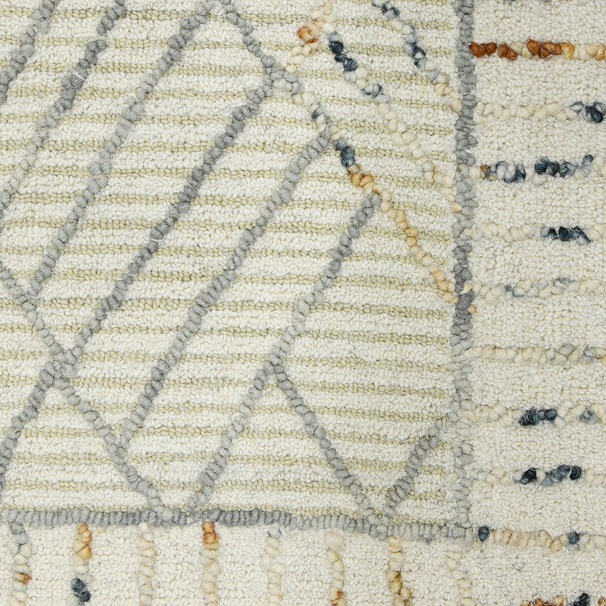 Amer Berlin BER-3 Ivory area rug - color swatch view