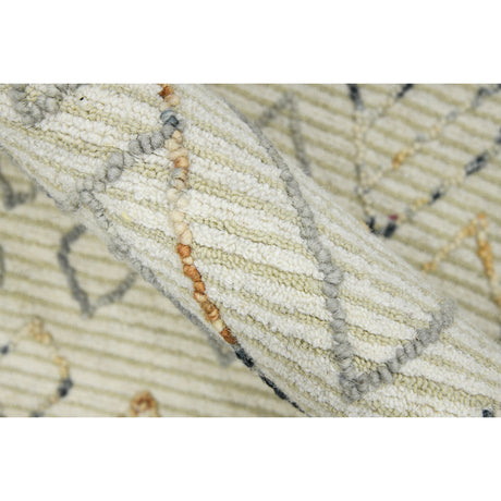 Amer Berlin BER-3 Ivory area rug - color swatch view