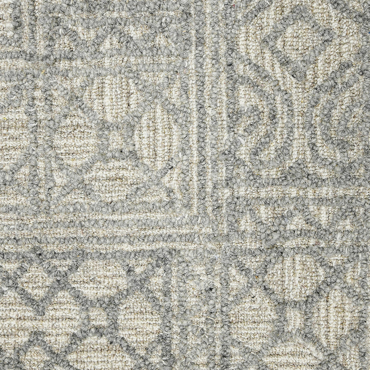Amer Berlin BER-4 Gray / Beige area rug - color swatch view
