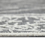 Amer Berlin BER-5 Dark Gray area rug - profile view