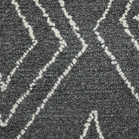 Amer Berlin BER-5 Dark Gray area rug - color swatch view