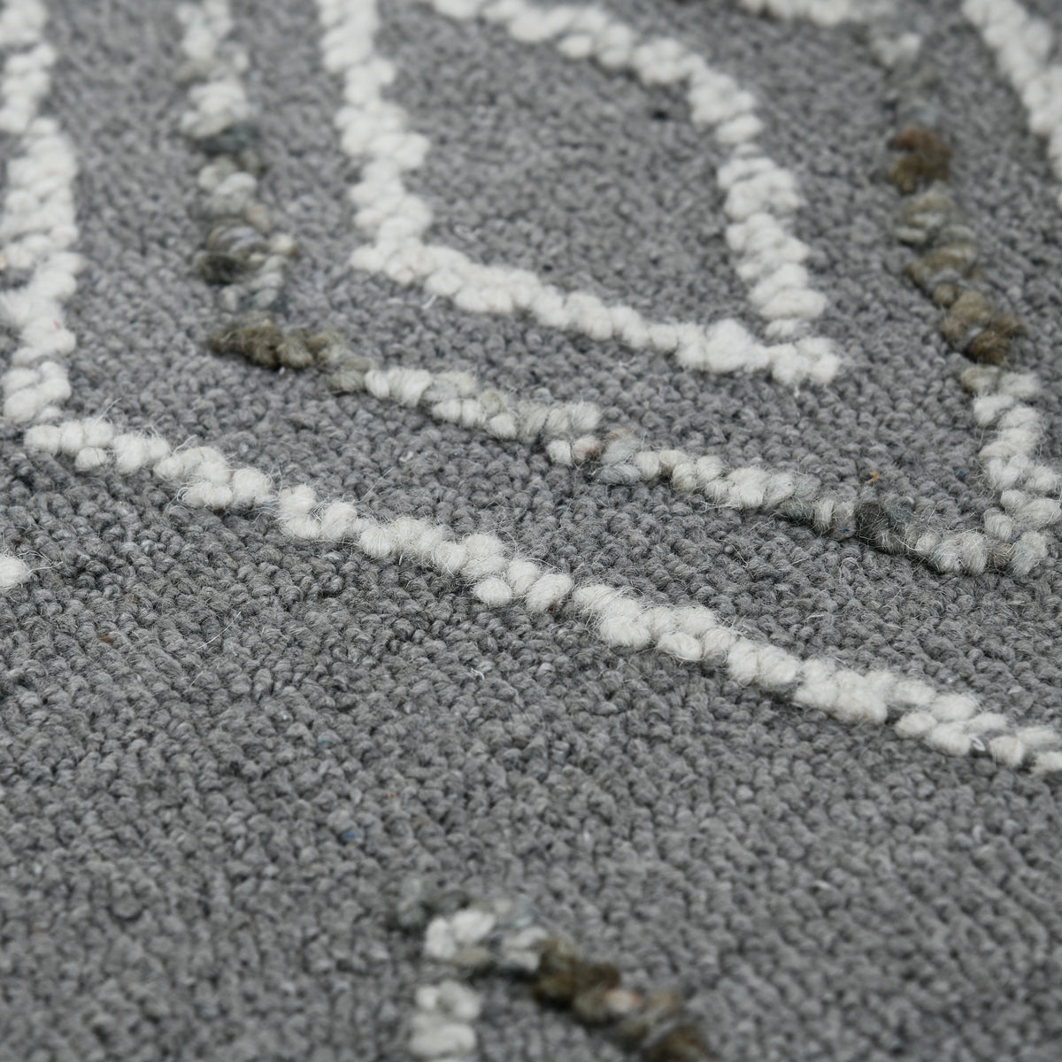 Amer Berlin BER-8 Dark Gray area rug - close-up view