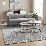 Amer Berlin BER-8 Dark Gray area rug - lifestyle view