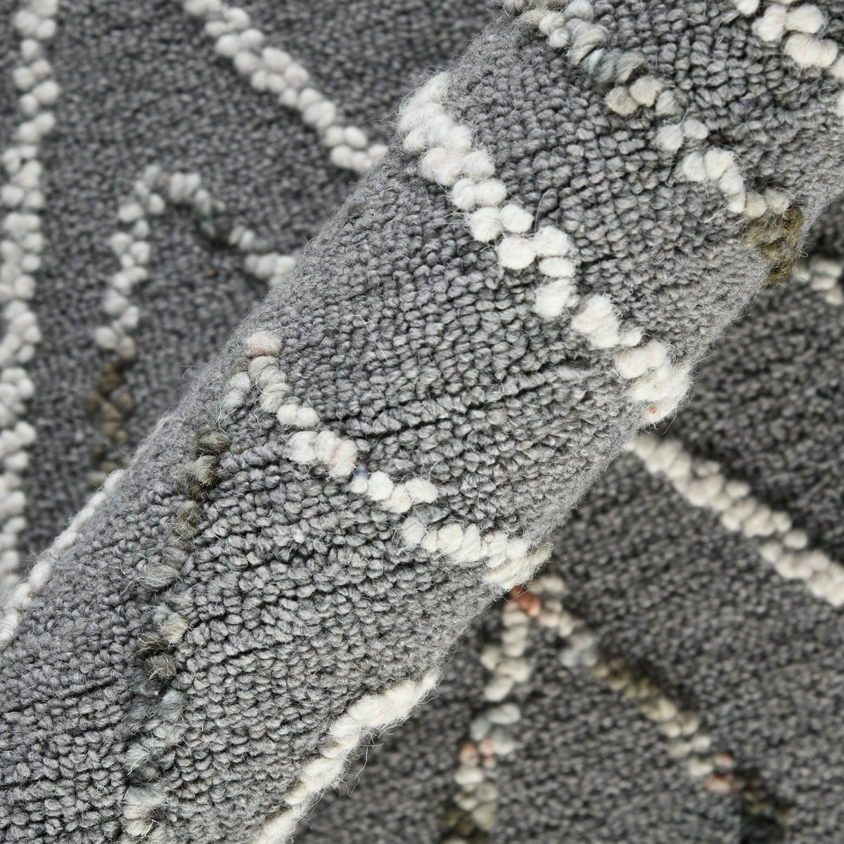 Amer Berlin BER-8 Dark Gray area rug - color swatch view