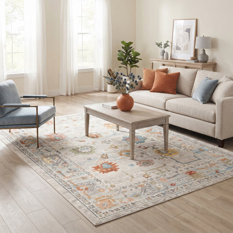 Amer Bohemian BHM-1 Beige area rug - lifestyle view