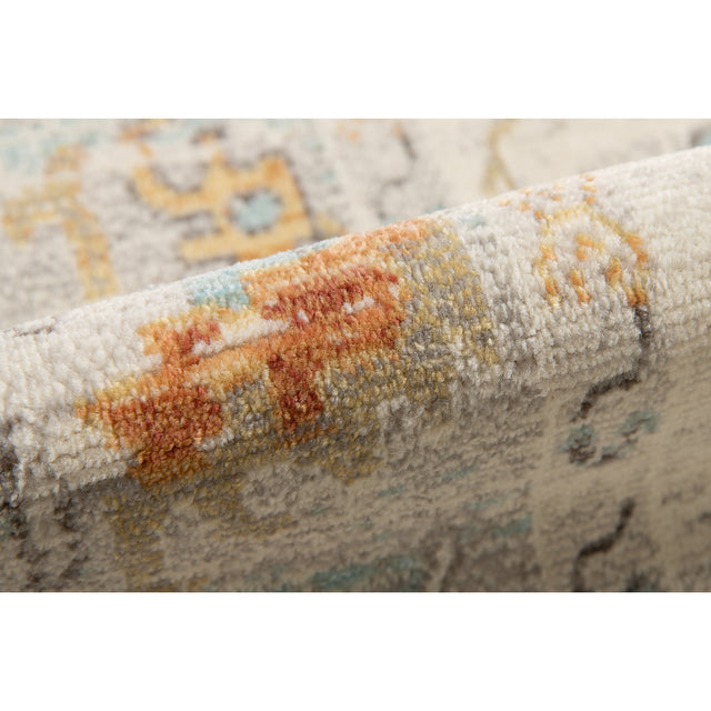 Amer Bohemian Classic Bordered Indoor-Outdoor Beige Area Rug