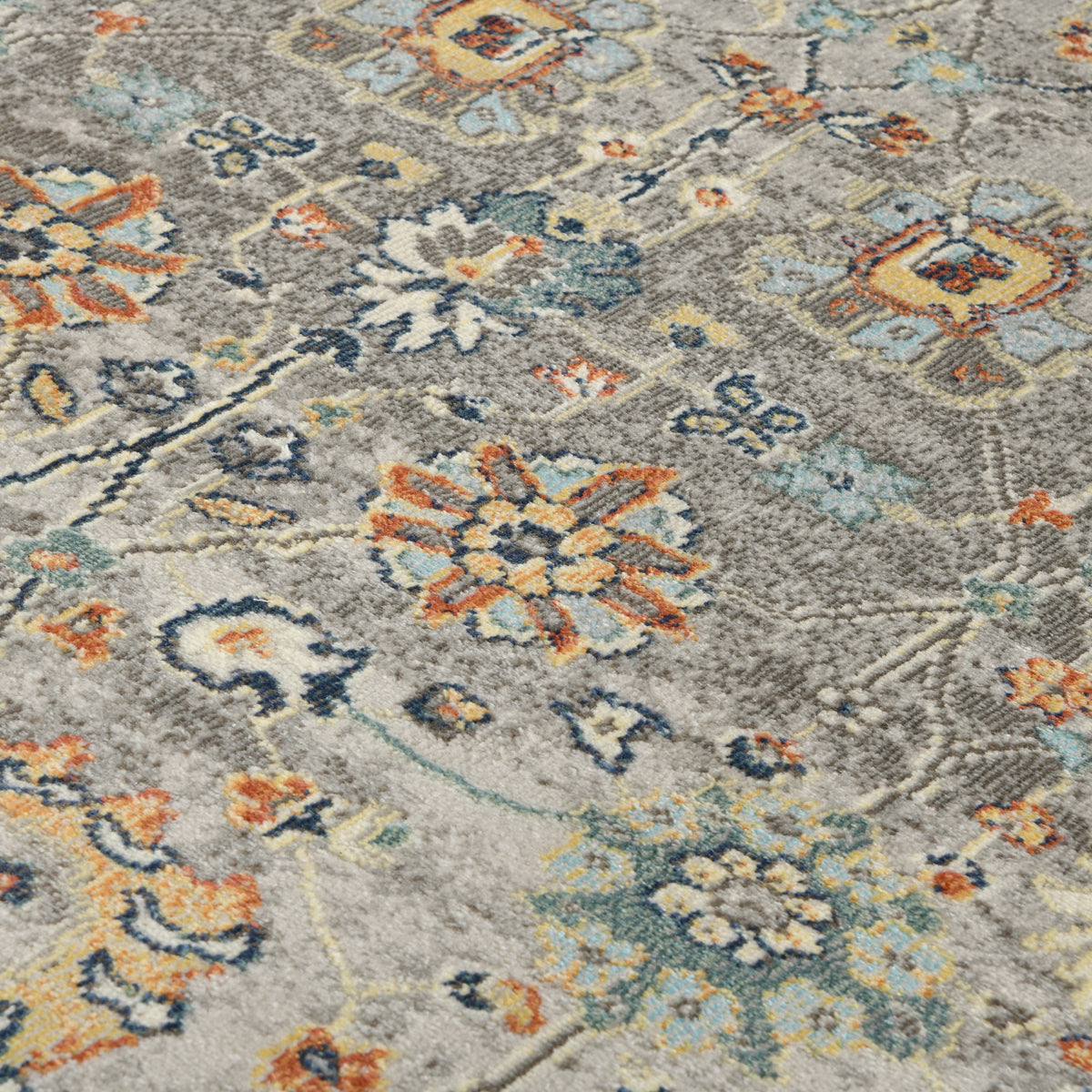 Amer Bohemian BHM-6 Gray area rug - close-up view