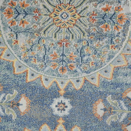 Amer Bohemian BHM-7 Blue area rug - color swatch view