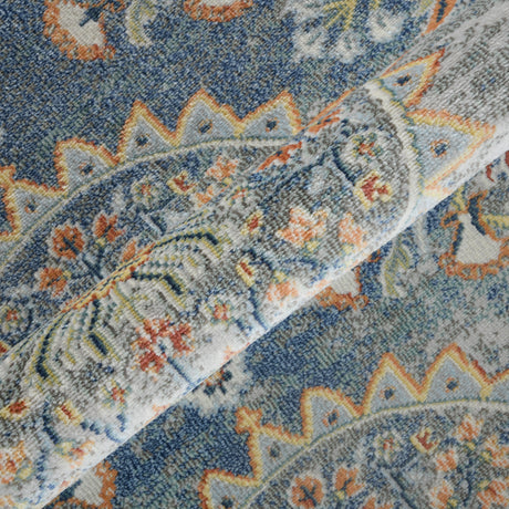 Amer Bohemian BHM-7 Blue area rug - color swatch view